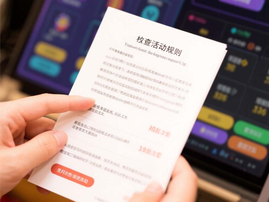 核对活动规则：不同的活动可能有不同的要求，例如最低